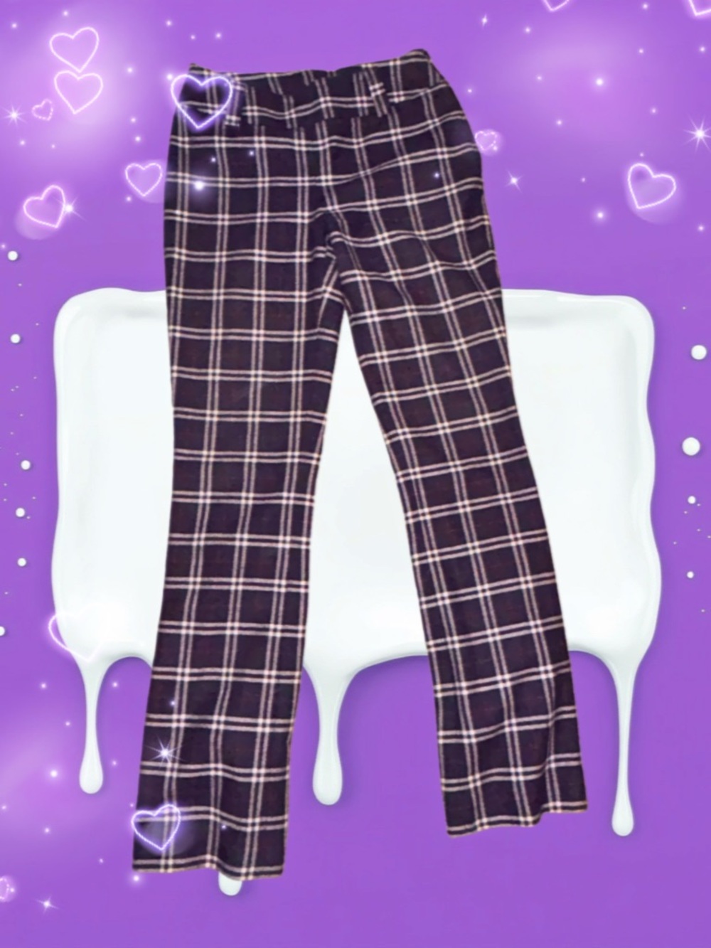 Dolce & Gabbana navy plaid wool pants - Picture 4 of 7